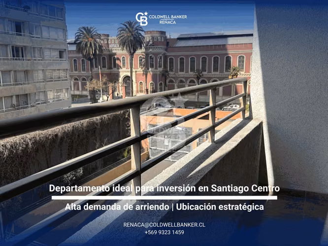 Oportunidad Santiago Centro Dpto. 1D/1B