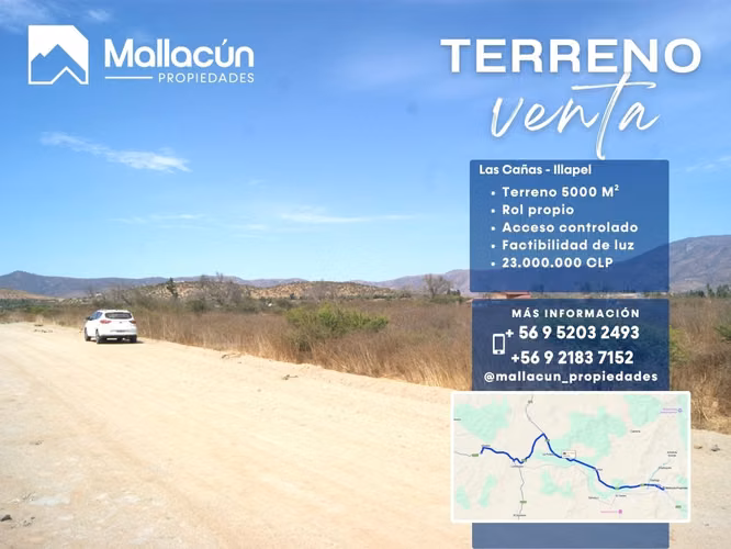 Terreno en Venta – Las Cañas 1, Illapel