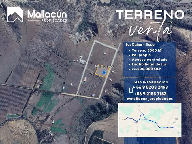 Terreno en Venta – Las Cañas 1, Illapel