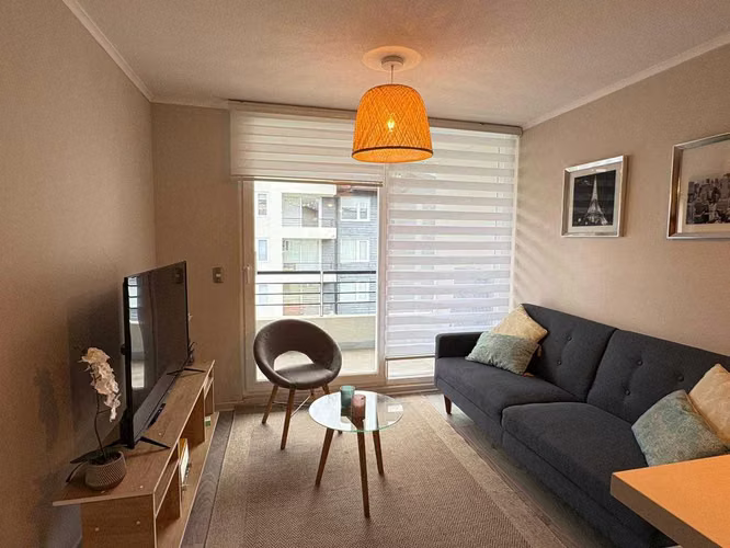 VENTA PUCON  DEPTO 1DORM  AMOBLADO (114643)
