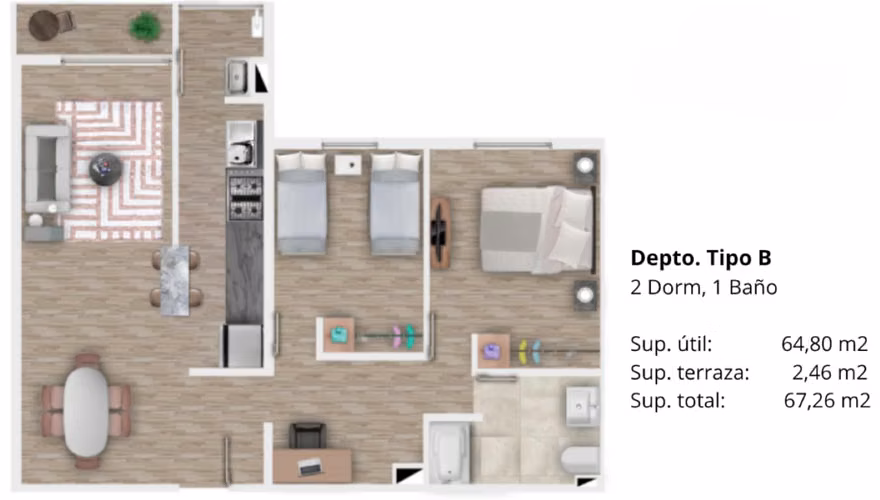Venta de Departamento Nuevo en Villa Alemana