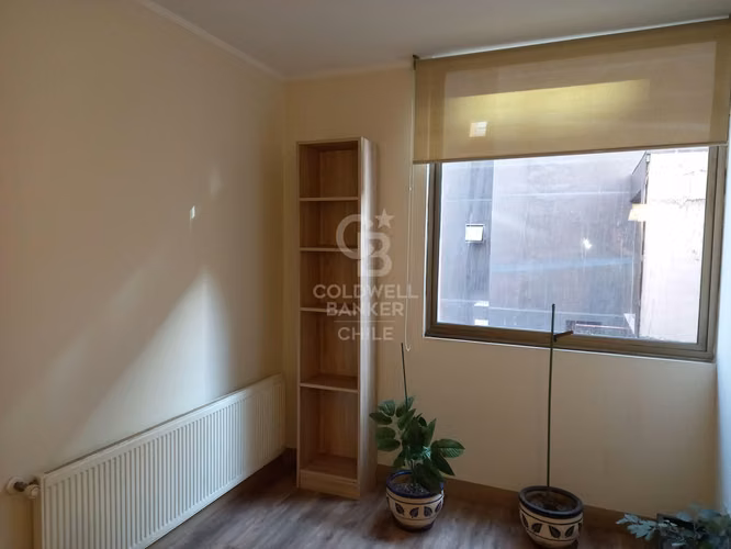 Oficina 2° piso: 2 privados, baño, estacionamiento y bodega
