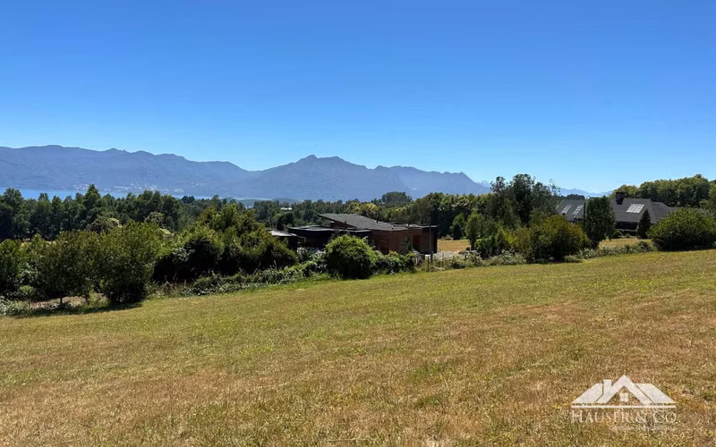 Parcela en Venta con vista al lago Los Riscos Pucon