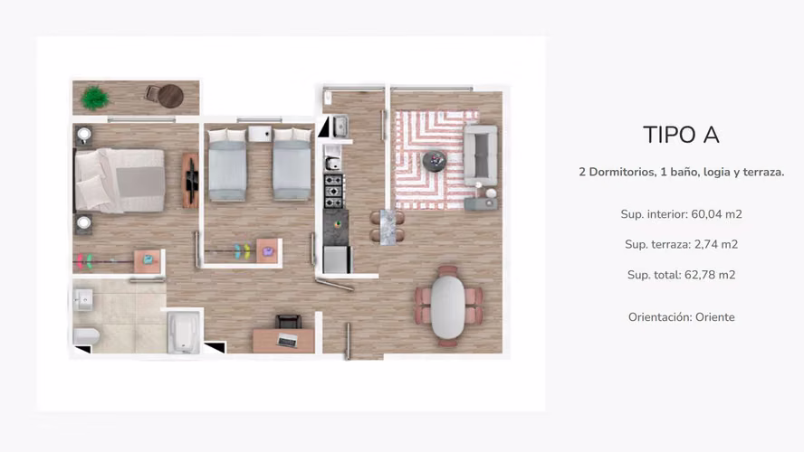 Departamentos en Condominio El Maitén (116109)