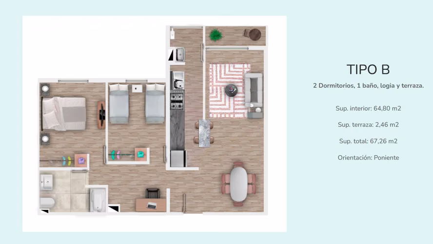 Departamentos en Condominio El Maitén (116109)