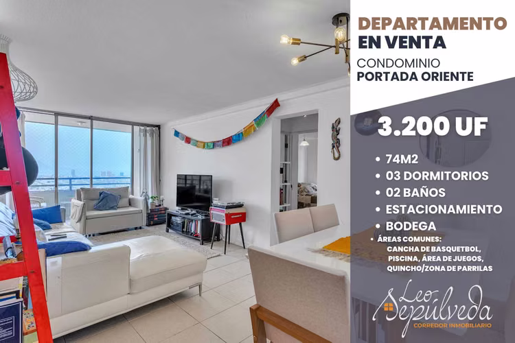 Hermoso Dpto 74m2 3D/2B/Est en Venta (116253)