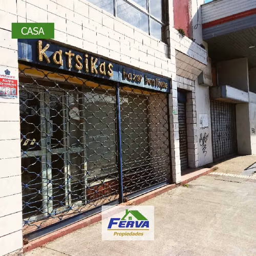 Se vende amplia casa y local comercial, Talcahuano centro