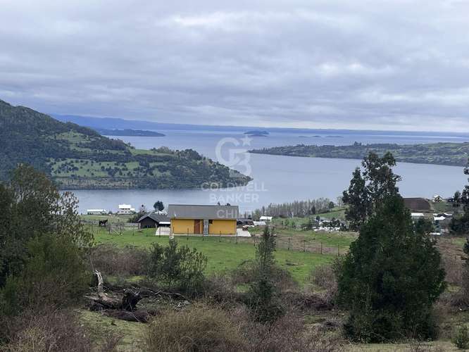 Campo  con hermosa vista al Lago Ranco.