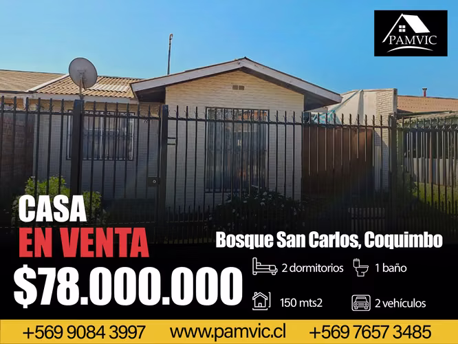 Casa en venta en Bosque San Carlos