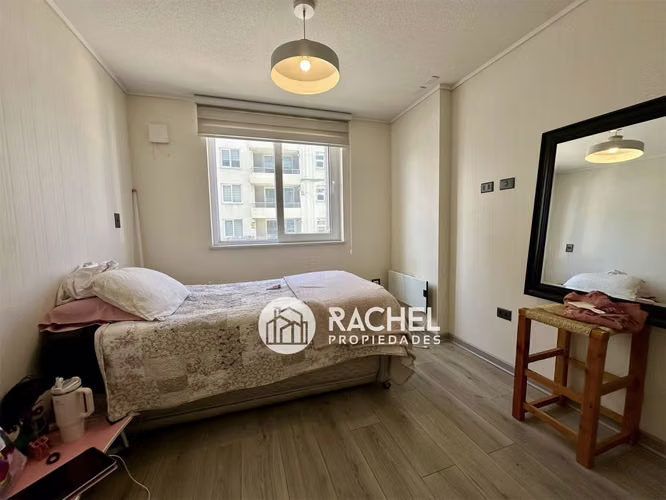 ARRIENDO DEPARTAMENTO EN CONDOMINIO DE 1 DORMITORIO, ESTACIONAMIENTO Y BODEGA