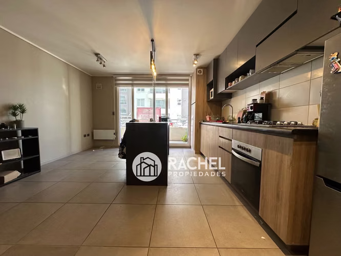 ARRIENDO DEPARTAMENTO EN CONDOMINIO DE 1 DORMITORIO, ESTACIONAMIENTO Y BODEGA
