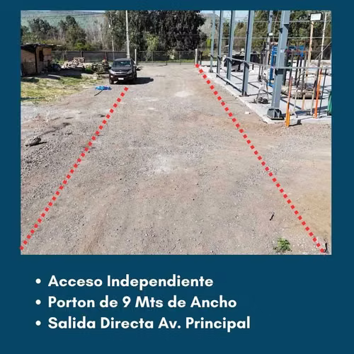 Se Arriendo Sitio de 2.850 mt2, en Lampa  (120335)