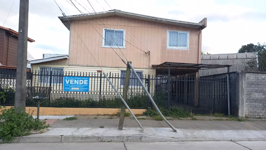 ¡Oportunidad! Vendo casa con buena conectividad hacia distintos sectores de Angol