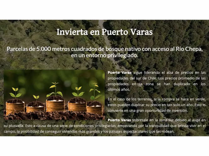 Proyecto en Verde BOSQUE DEL RIO – Puerto Varas