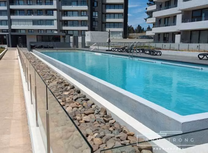 2 dormitorios, Rooftop con vista al mar en departamento nuevo
