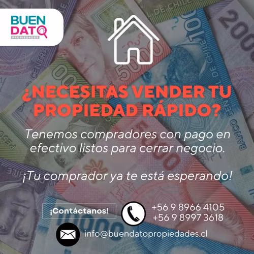 Se compra en efectivo casa o departamento