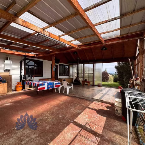 Parcela con dos amplias casas en Collipulli (122509)