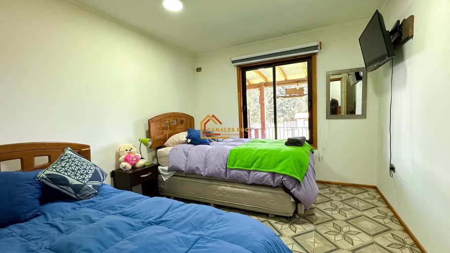 Parcela con Casa y Dos Cabañas Sector Liu Liu, Huiscapi