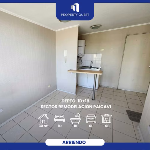 ARRIENDO DEPTO 1D+1B A PASOS USS (122963)