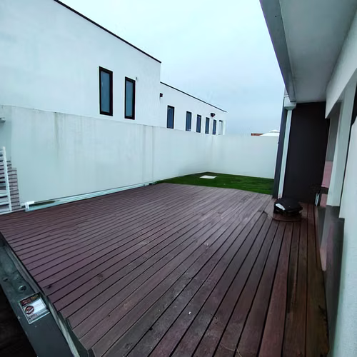 Casa estilo mediterránea en condominio