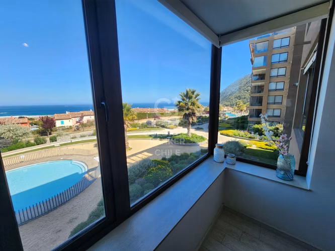 Vista al Mar y Golf | Amoblado en Santa Augusta