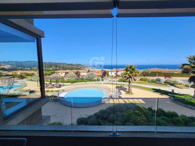 Vista al Mar y Golf | Amoblado en Santa Augusta