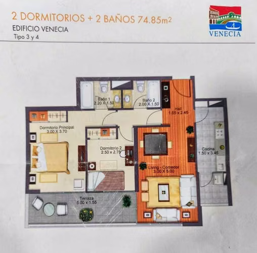 Acogedor Depto. en Sector Exclusivo (125600)