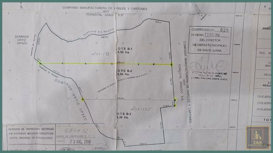 3 TERRENOS DE 15,5 ha., 5,65 Ha. y 10,1  (125708)