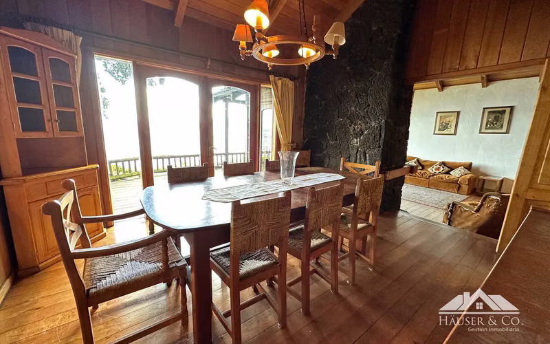 Increible casa frente al lago entre Villarrica y Pucon - 10 Personas