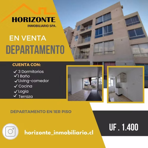 Venta de Departamento Monjitas Oriente  (127377)