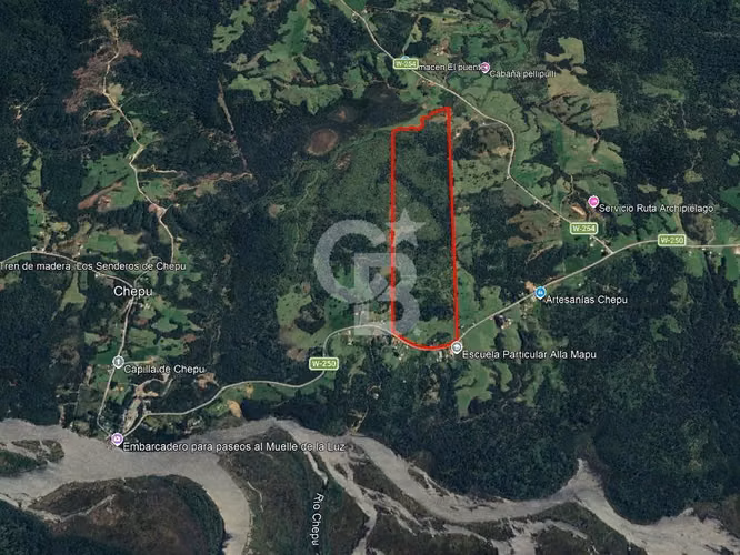 46,35 há en Valle de Chepu, Ancud (sobre carretera)