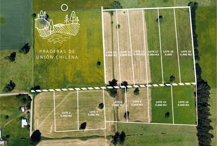 VENTA DE PARCELAS DESDE 5000M2, PAILLACO