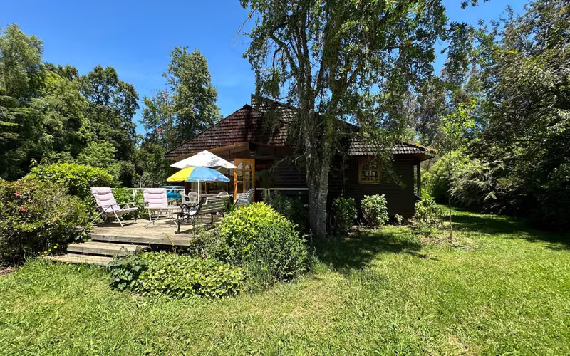 Casa con acceso a lago en Villarrica para 9 personas
