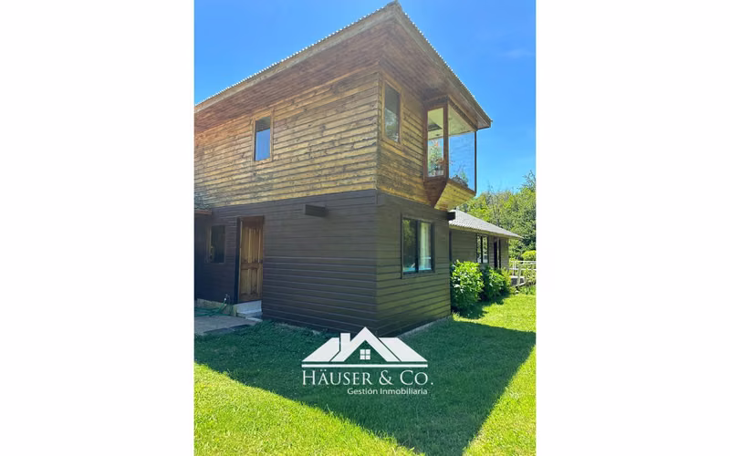 Casa con acceso a lago en Villarrica para 9 personas