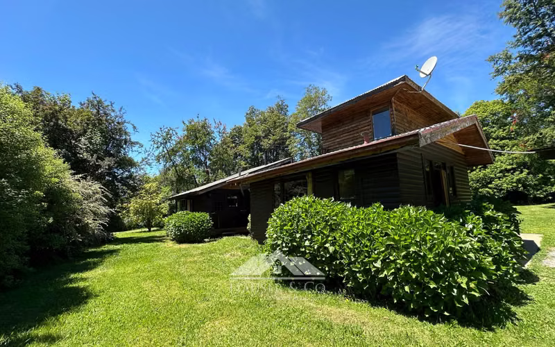 Casa con acceso a lago en Villarrica para 9 personas