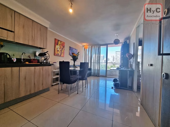 Gran Oportunidad se vende Departamento amplio de 1 dorm. con excelente ubicación de Santiago Centro.