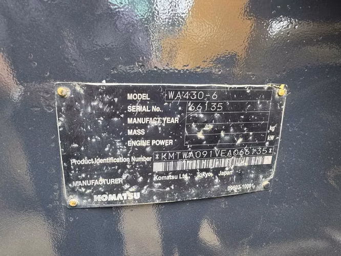 WA430-6 Komatsu muy buen estado operacional