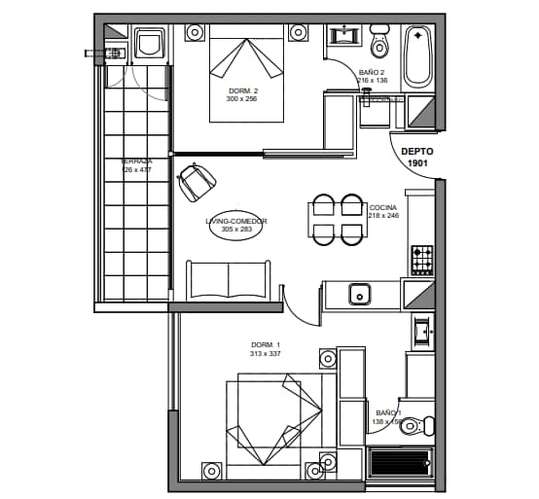 DEPTO MARIPOSA 2D - 2B - EST # MACUL - RODRIGO DE ARAYA  # - Imagen 30