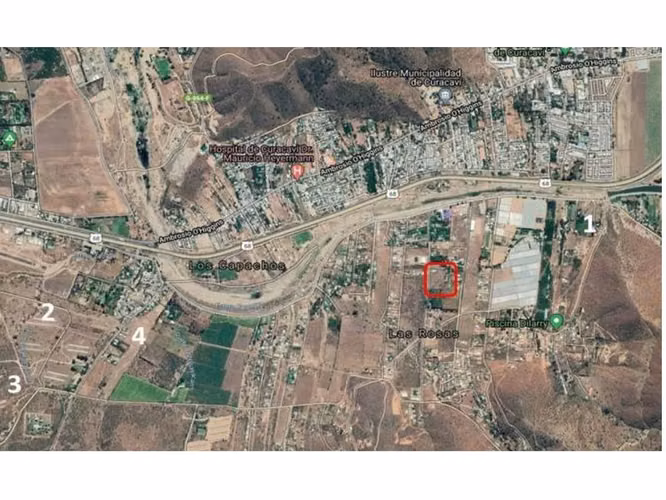 Vendo Terreno Industrial, Curacaví, Superficie 10.152 m2