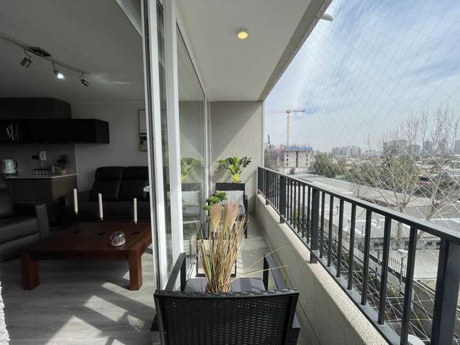 ARRIENDO DEPARTAMENTO AMOBLADO 3D2B/B EN ÑUÑOA - Imagen 2