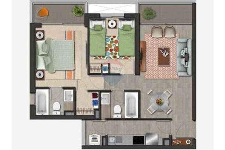 Acogedor depto en macul con excelente distribución - Imagen 24