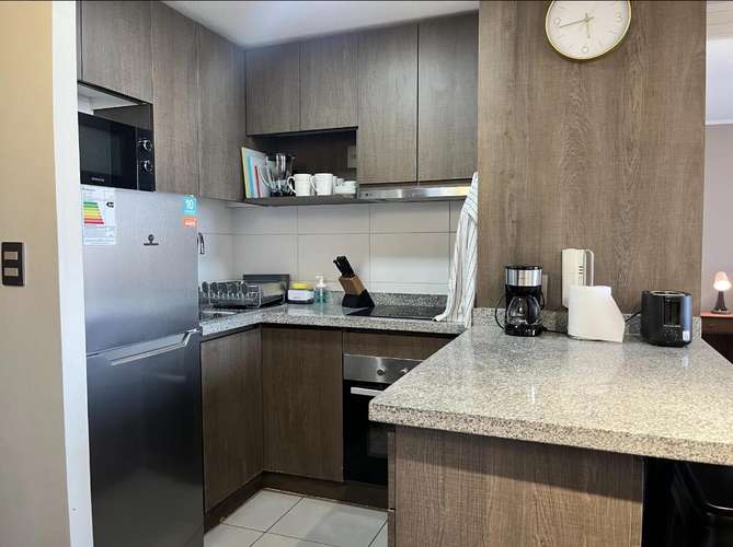 ARRIENDO HERMOSO DEPTO  AMOBLADO 2D 2B 2EST ÑUÑOA - Imagen 6
