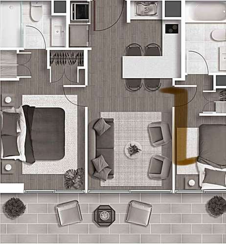 ARRIENDO DEPARTAMENTO 2HAB 2BA ÑUÑOA - Imagen 12
