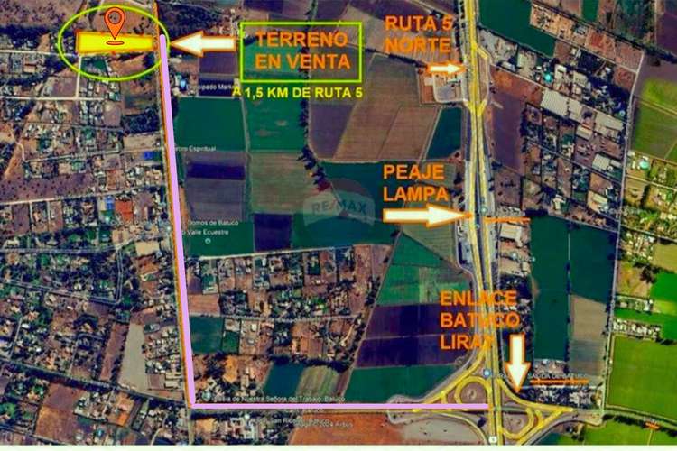 VENTA TERRENO - SITIO 10000MTS Lampa - Imagen 2