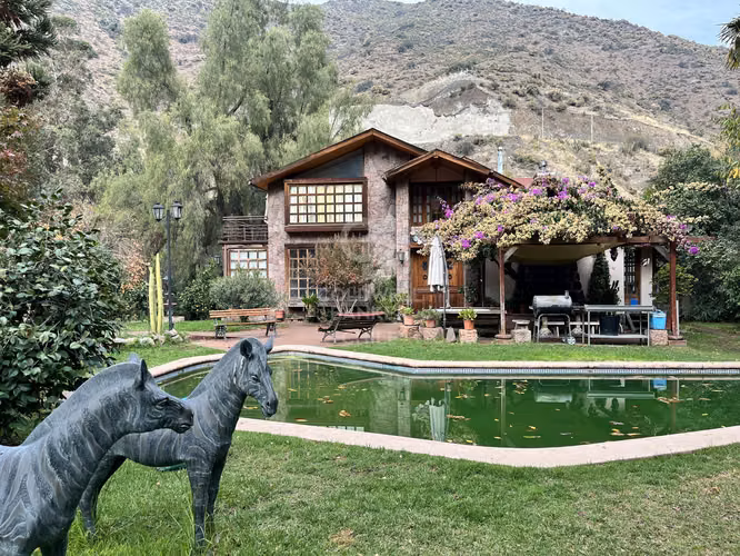 Parcela con casa en entorno Natural, sector El Arrayán