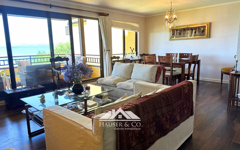 OPORTUNIDAD: Departamento arriendo mensual con vista al lago La Puntilla de Villarrica