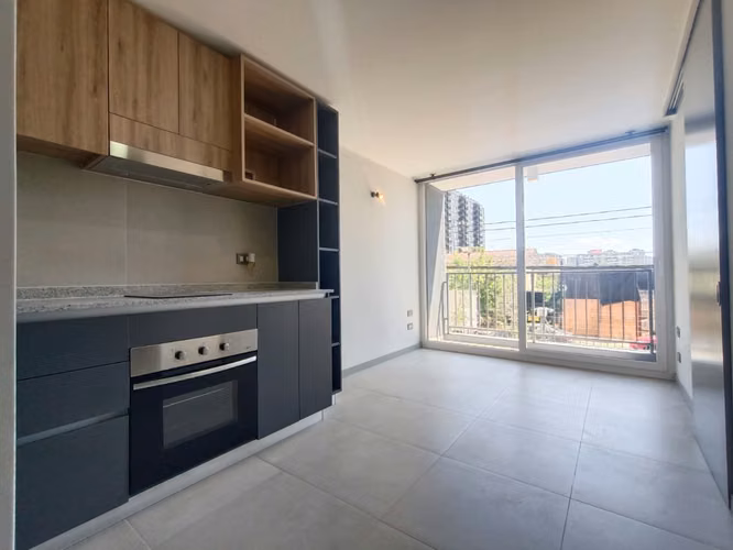 SE ARRIENDA DEPTO. NUEVO DE 1D1B BARRIO RESIDENCIAL DE ÑUÑOA - Imagen 2