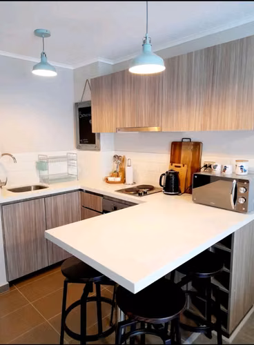  Gran Oportunidad de Inversión! Venta Departamento 1D 1B – Condominio Robles del Volcán, Pucón 