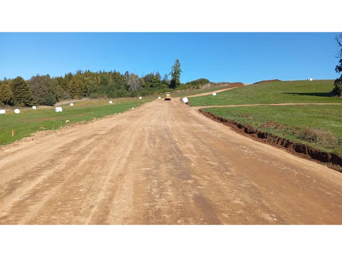 Parcela en venta con agua, luz aerea y amplios caminos en FRUTILLAR