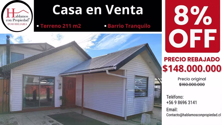 Casa con 5 Dormitorios y Grandes Espacios (139291)